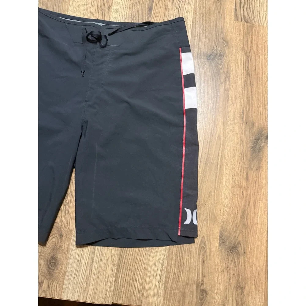 Hurley Board Shorts Mens 29 Black Adult John John Florence JJF Phantom Excellent